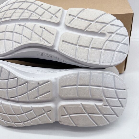 OOFOS OOmg Sport eeZee Low Mens Recovery Comfort Shoes Navy Blue White US 13 - Picture 13 of 15